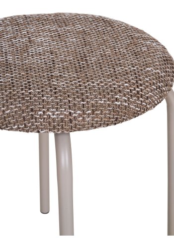 HOUSE NORDIC Asmara krakk, rund - brun blanding av polyester og metall (43)