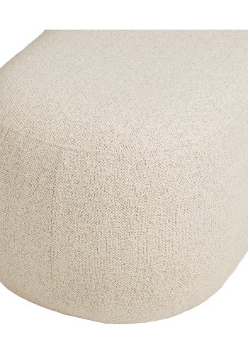 HOUSE NORDIC Blossomville b&auml;nk, rektangul&auml;r - sandf&auml;rgad boucl&eacute; polyestertyg (100x50)