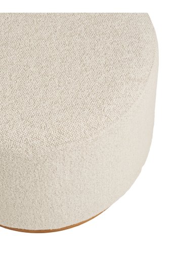 HOUSE NORDIC Daisy-puff, rund - sandf&auml;rgad boucl&eacute; polyester och furu (�50)