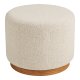 HOUSE NORDIC Daisy-puff, rund - sandf&auml;rgad boucl&eacute; polyester och furu (�50)