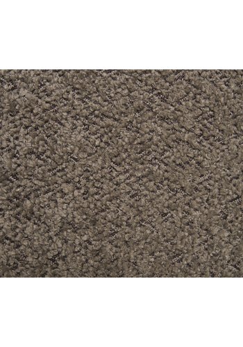 HOUSE NORDIC Medas puf, m. opbevaring, rund - brun boucl polyester stof og natur tr (45)