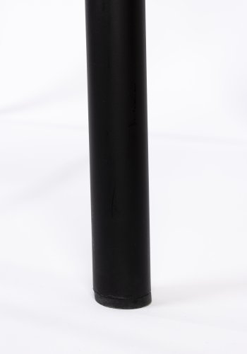 ZUIVER Brit barkrakk, med rygg, armlen og fotsttte - rosa polyester og sort stl