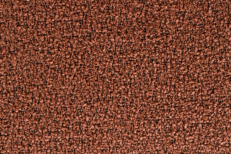 WHITE LABEL LIVING Joa barkrakk, med ryggsttte og fotsttte - terrapolyester og svart jern