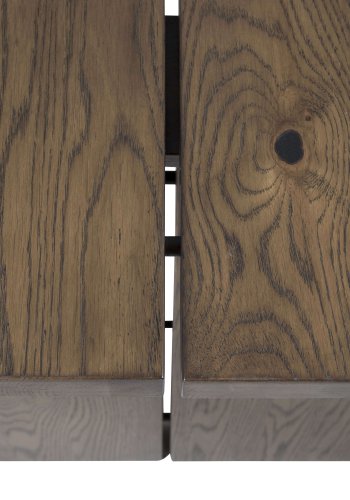 VENTURE DESIGN Tmmerbord, med uttrekk - rkt sponplater og eik (210x100)