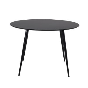 VENTURE DESIGN Silar Matbord - Svart MDF och Svart Metall ( 100 cm)