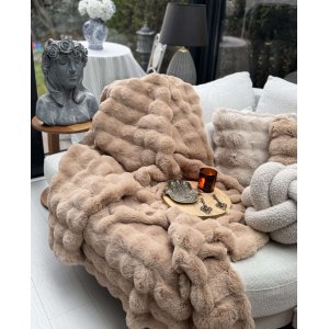 NORDV&Auml;RK Bubble 150x100 - Brunt sofateppe