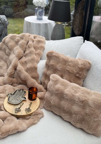 NORDV&Auml;RK Bubble 150x100 - Brunt sofateppe