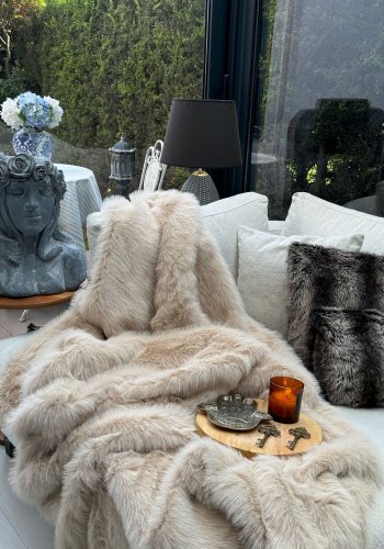 NORDV&Auml;RK Lolita 200x75 - Beige Sofasjal