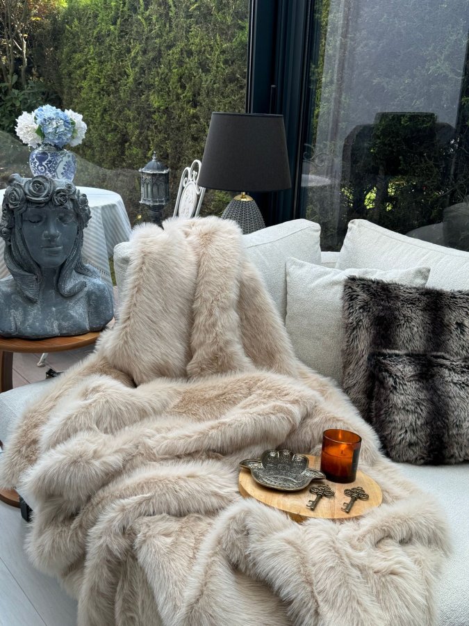 NORDV&Auml;RK Lolita 200x75 - Beige Sofasjal