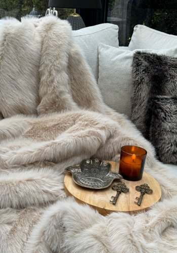 NORDV&Auml;RK Lolita 200x75 - Beige Sofasjal