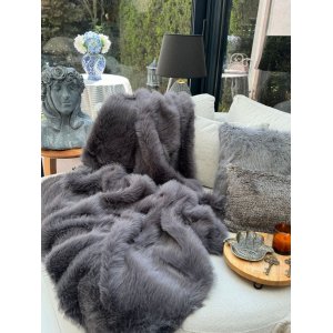 NORDV&Auml;RK Lolita 200x75 - Antrasittgr�tt sofasjal