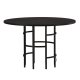 VENTURE DESIGN Copenhagen spisebord, rundt - svart finer (115)