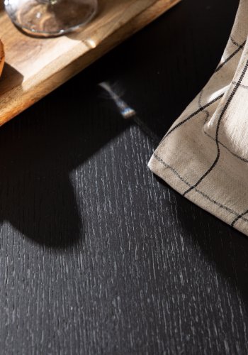 VENTURE DESIGN Copenhagen spisebord, rundt - svart finer (115)