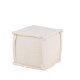 VENTURE DESIGN Castine puff, firkantet - hvit bouclé (40x40)