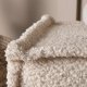 VENTURE DESIGN Castine puff, firkantet - hvit bouclé (40x40)
