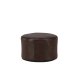VENTURE DESIGN Eastport puff, rund - mrkebrun PU (41)
