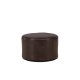 VENTURE DESIGN Eastport puff, rund - mrkebrun PU (41)