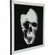 KARE DESIGN Plakat, Mirror Skull - Sort slv, m. ramme, (100x100cm)