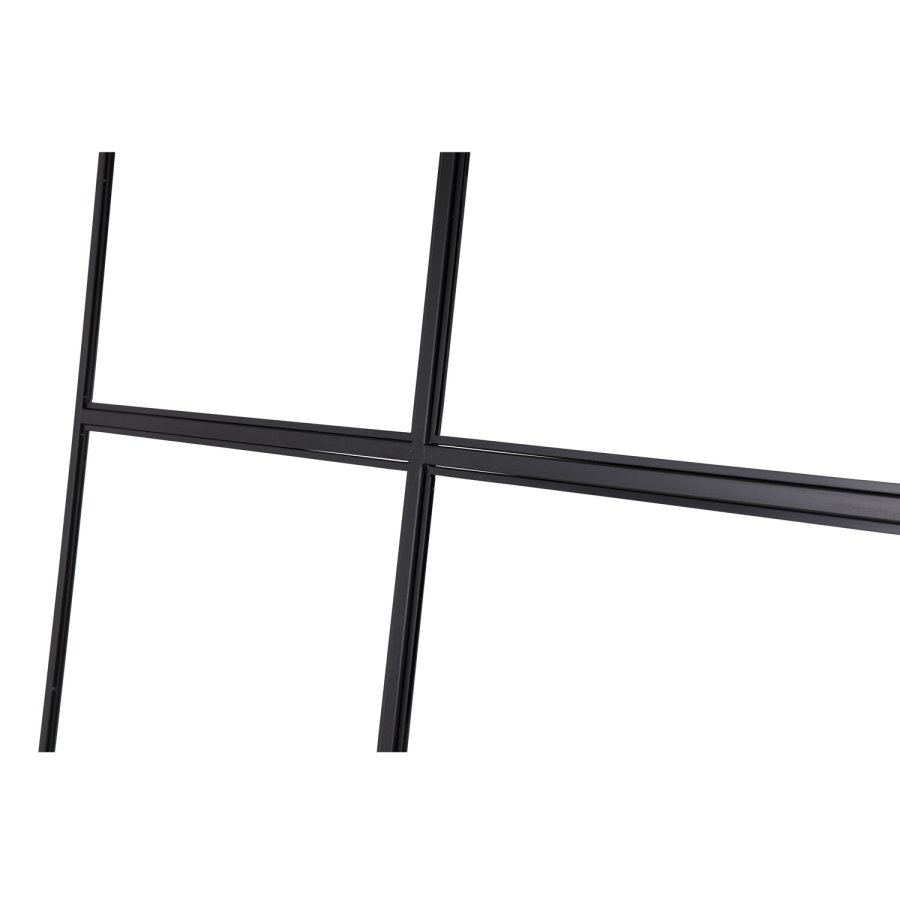 VENTURE DESIGN Leif Rumsavdelare - Glas och Svart Metall (150 x 210 cm)