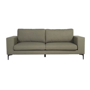 VENTURE DESIGN Bolero 3 pers. sofa - grn polyester og sort metal