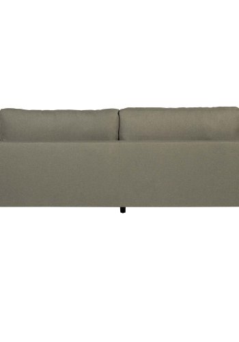 VENTURE DESIGN Bolero 3-Sitzer-Sofa - grünes Polyester und schwarzes Metall