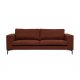 VENTURE DESIGN Bolero 3-seters sofa - rust polyester og sort metall