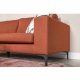 VENTURE DESIGN Bolero 3-seters sofa - rust polyester og sort metall