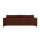 VENTURE DESIGN Bolero 3-seters sofa - rust polyester og sort metall