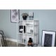 VENTURE DESIGN bokhylle - hvit stl (H:110cm x80cm x 40cm)