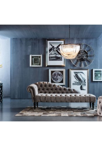 KARE DESIGN Gear Wanduhr - silbernes Aluminium, rund (120)