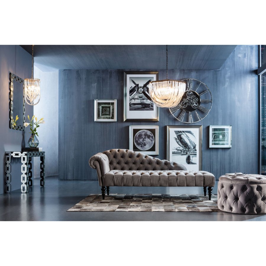 KARE DESIGN Gear Wanduhr - silbernes Aluminium, rund (120)