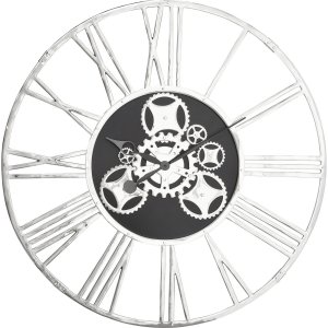 KARE DESIGN Gear vgur - slv aluminium, rundt (120)