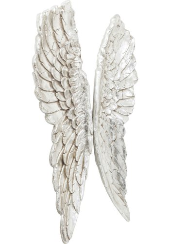 KARE DESIGN Angel Wings Wanddekoration - Silber Polyresin (106x61)