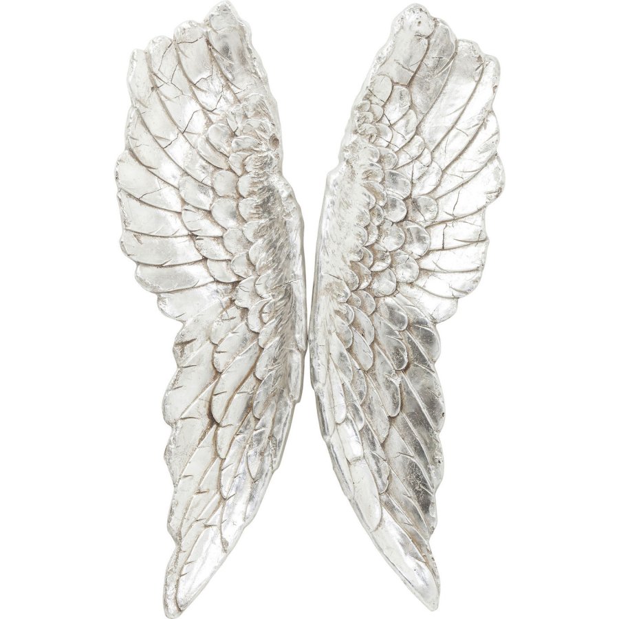KARE DESIGN Angel Wings Wanddekoration - Silber Polyresin (106x61)