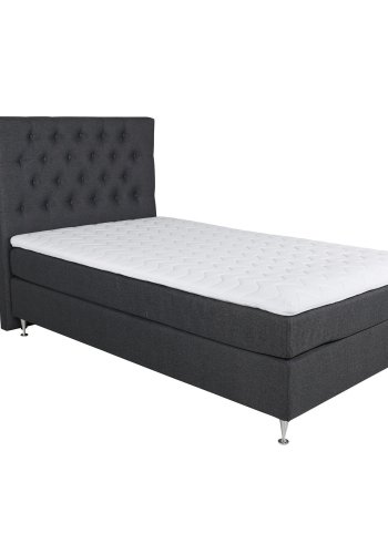 VENTURE DESIGN Furuvik-Kopfteil – dunkelgraues Polyester (B:120)