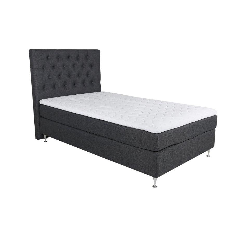 VENTURE DESIGN Furuvik-Kopfteil – dunkelgraues Polyester (B:120)