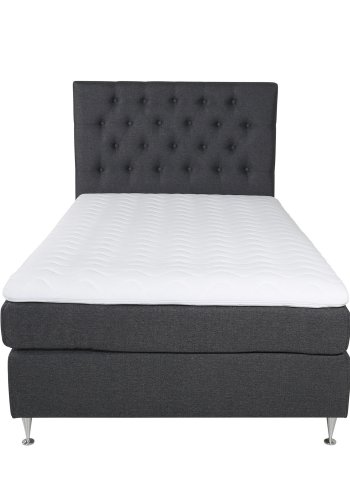 VENTURE DESIGN Furuvik-Kopfteil – dunkelgraues Polyester (B:120)