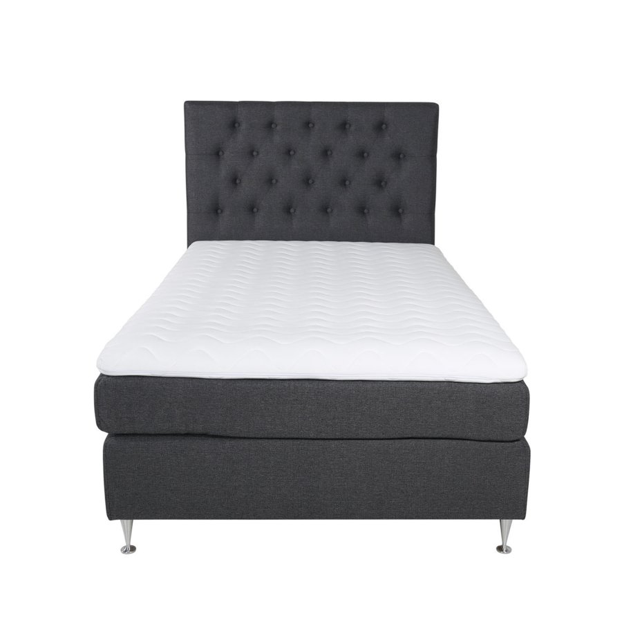 VENTURE DESIGN Furuvik-Kopfteil – dunkelgraues Polyester (B:120)