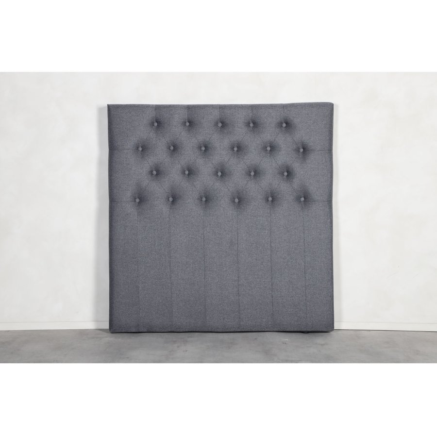 VENTURE DESIGN Furuvik-Kopfteil – dunkelgraues Polyester (B:120)