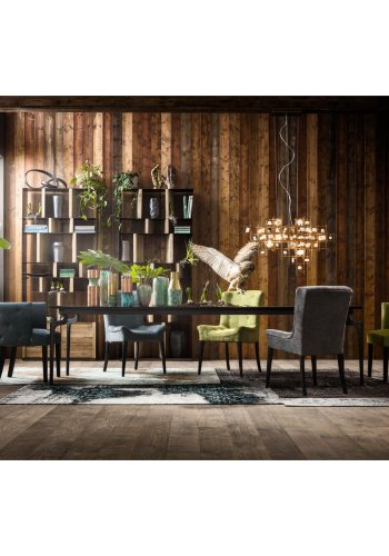 KARE DESIGN Sten Mobil Taklampa - Guldstl och Vit Sten