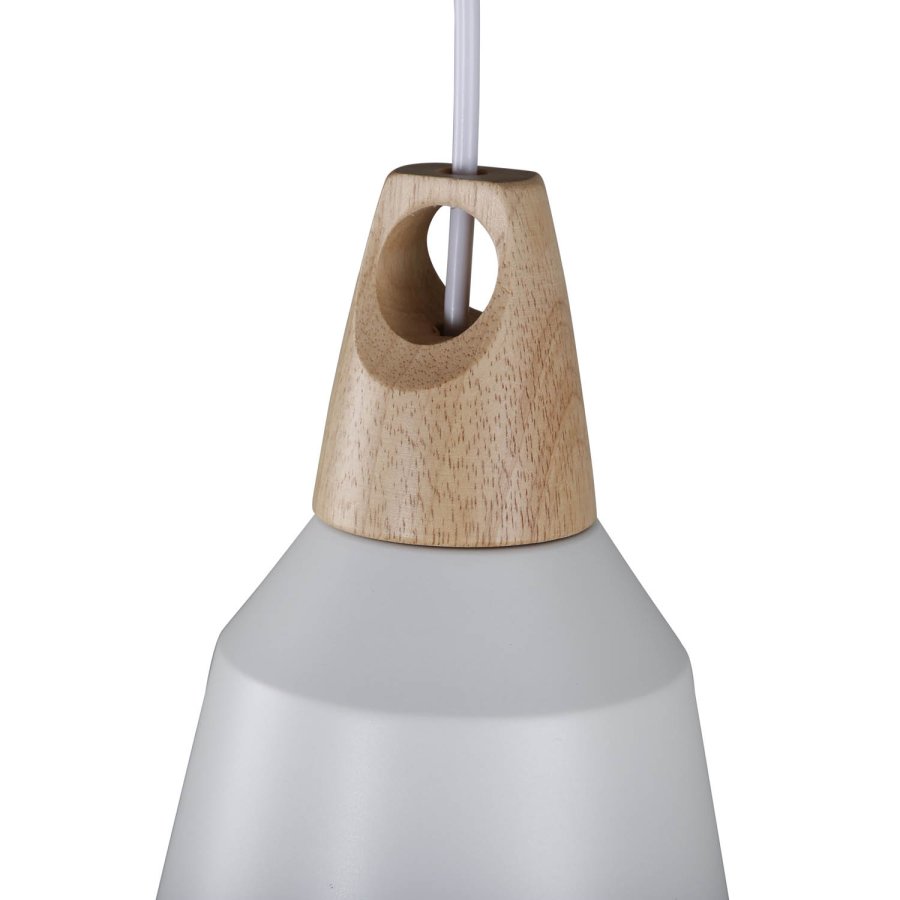 VENTURE DESIGN Nao taklampe - naturlig tre og hvit aluminium