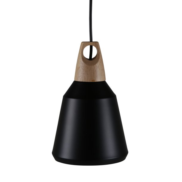 VENTURE DESIGN Nao loftlampe - natur tr og sort aluminium