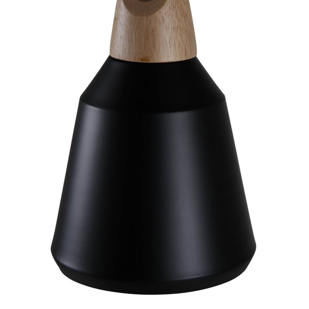 VENTURE DESIGN Nao loftlampe - natur tr og sort aluminium