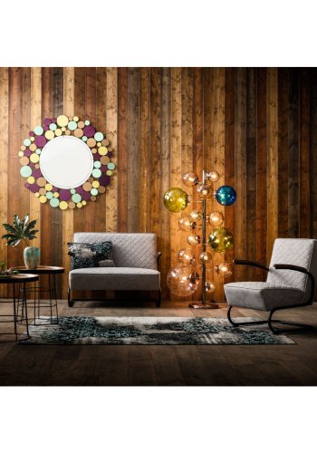 KARE DESIGN Balloon Colore LED gulvlampe - multifarvet akryl/kobber stl