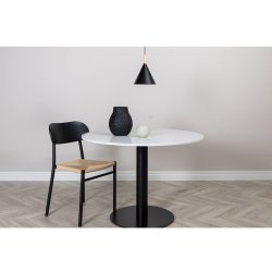 VENTURE DESIGN Enif loftlampe - natur tr og sort jern