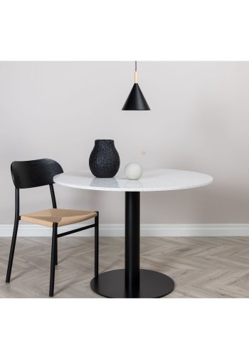 VENTURE DESIGN Enif loftlampe - natur tr og sort jern