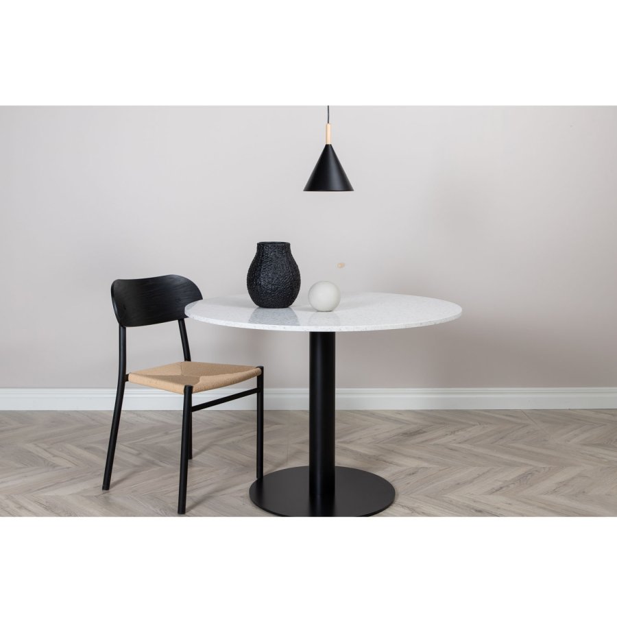 VENTURE DESIGN Enif loftlampe - natur tr og sort jern