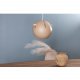 VENTURE DESIGN Tubbie taklampe - naturlig tre og beige jern