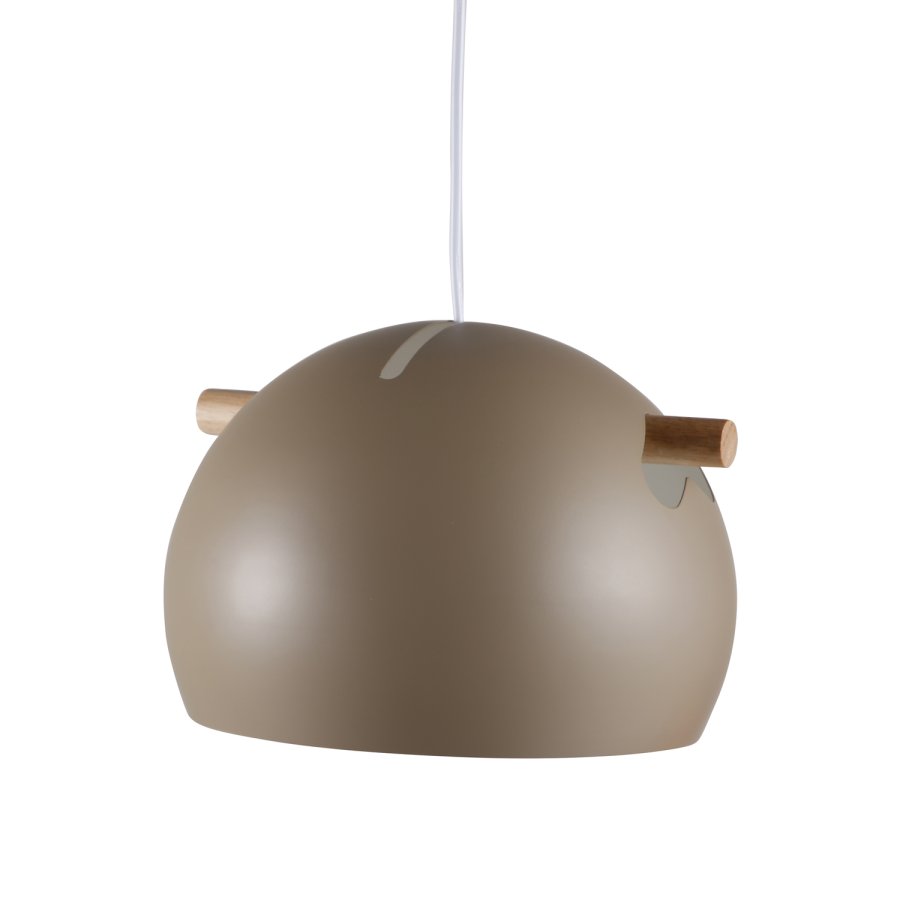 VENTURE DESIGN Tubbie taklampe - naturlig tre og beige jern