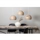 VENTURE DESIGN Tubbie loftlampe - natur tr� og beige jern